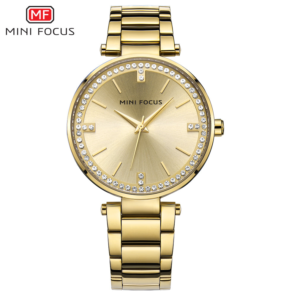 Mini Focus MF0031L.01 Golden Crystal Elegance Watch
