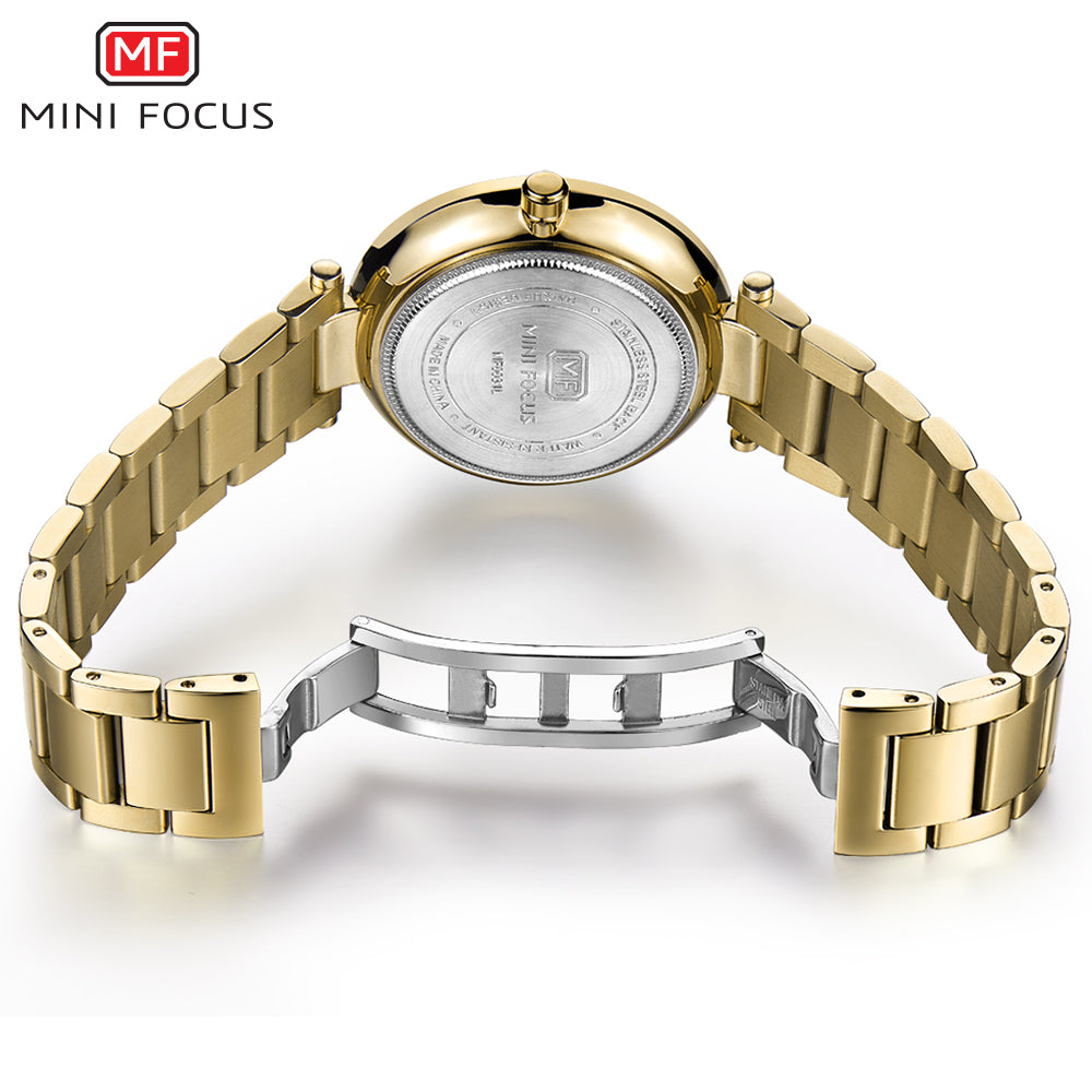 Mini Focus MF0031L.01 Golden Crystal Elegance Watch