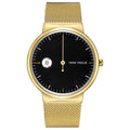Mini Focus MF0182G.04 One Hand Watch with Date and Hour display - Gold