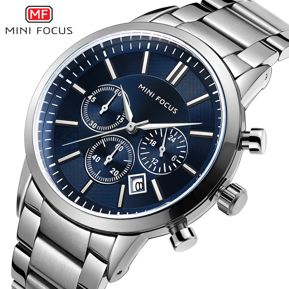 Mini Focus MF0188G.02 Elite Chronograph – Navy Prestige Edition