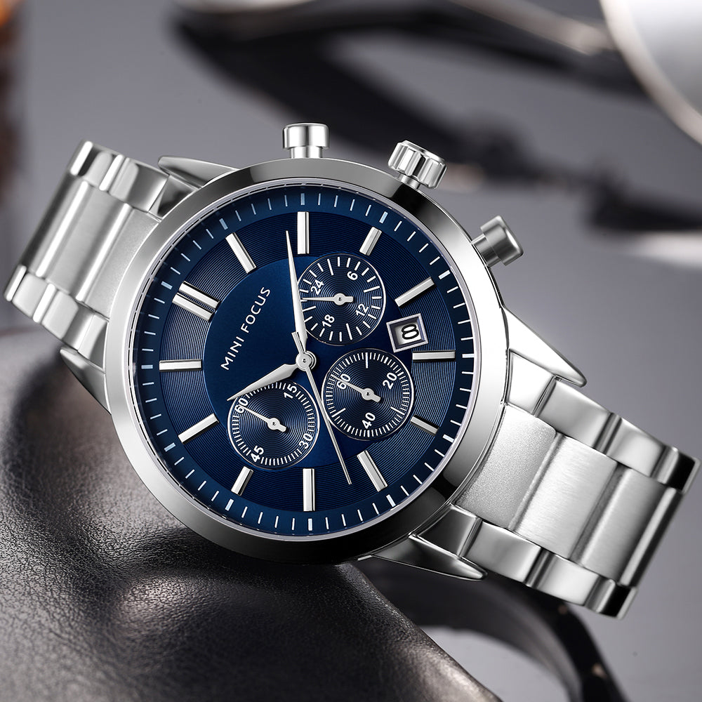 Mini Focus MF0188G.02 Elite Chronograph – Navy Prestige Edition
