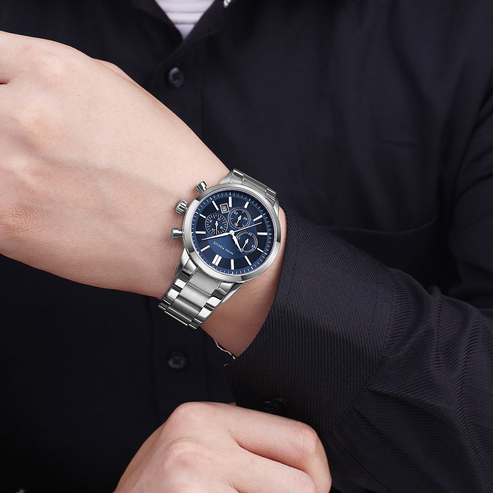 Mini Focus MF0188G.02 Elite Chronograph – Navy Prestige Edition
