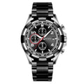 Mini Focus MF0198G.04 Phantom Black Chronograph Rose Gold Case with Date display