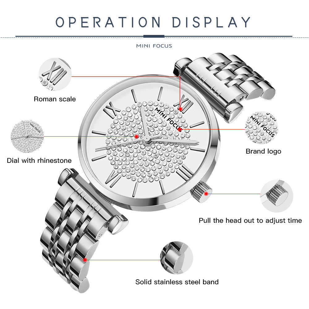 Mini Focus MF0334L.01 Eternal Heart Luxe Timepiece