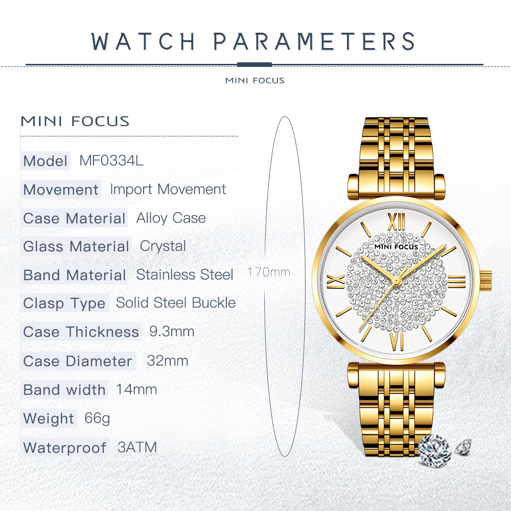 Mini Focus MF0334L.02 Royale Lumière Diamond Dial