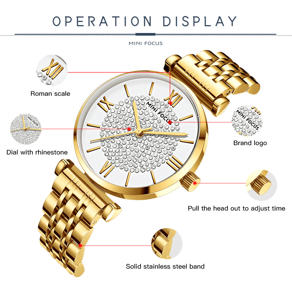 Mini Focus MF0334L.02 Royale Lumière Diamond Dial