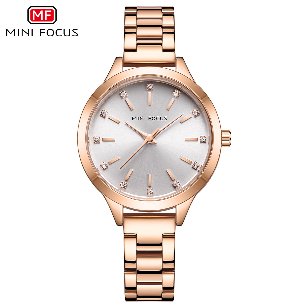 Mini Focus MF0367L.03 Classic Rose Gold Fashion Watch for Women