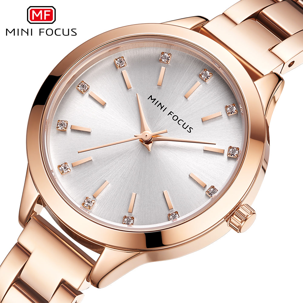 Mini Focus MF0367L.03 Classic Rose Gold Fashion Watch for Women