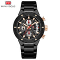 Mini Focus MF0397G.05 BLACK METAL STRAP WITH BLACK DIAL