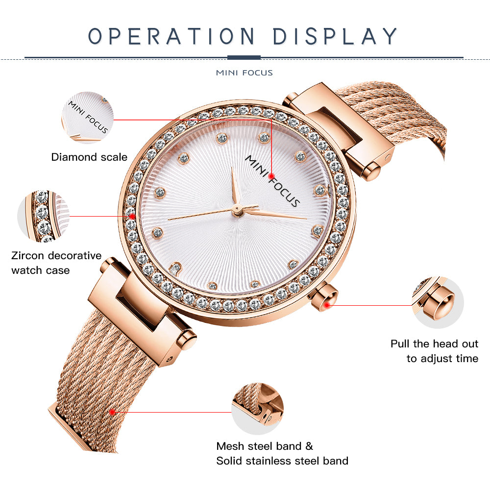 Mini Focus MF0423L.02 Rose Aura Prestige Watch