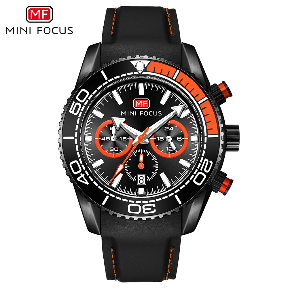 Mini Focus MF0426G.04 Seamaster Chronograph – Abyssal Blaze Edition