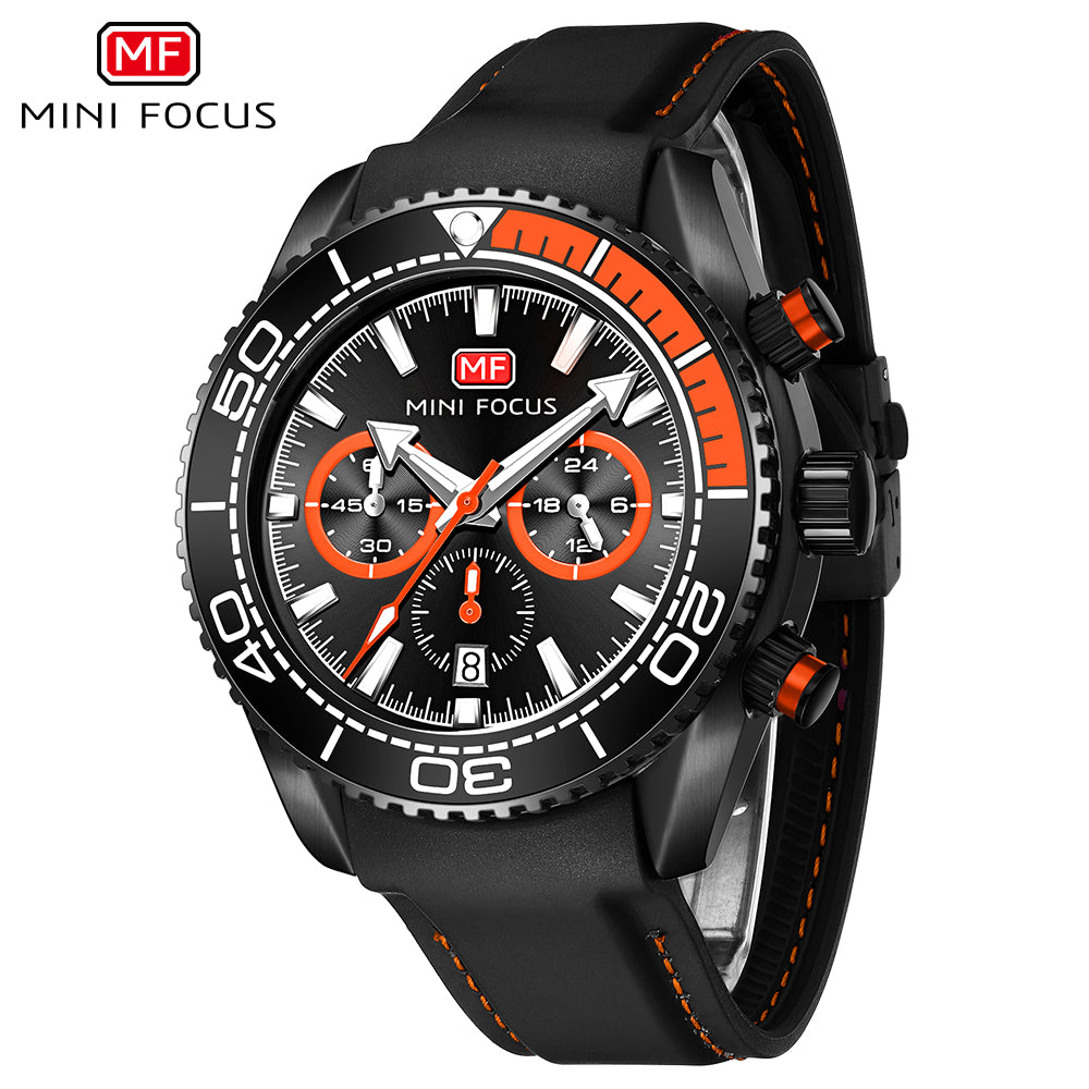 Mini Focus MF0426G.04 Seamaster Chronograph – Abyssal Blaze Edition
