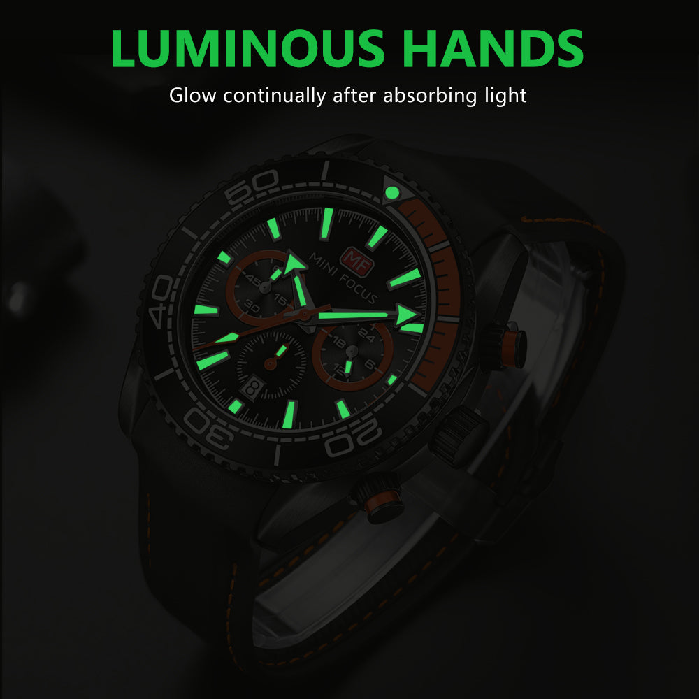 Mini Focus MF0426G.04 Seamaster Chronograph – Abyssal Blaze Edition