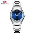 Mini Focus MF0433L.01 Blue Geometric Quartz Watch for Ladies