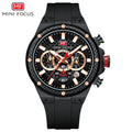 Black Carbon Fibre Watch for Men