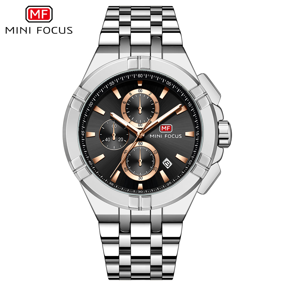 Mini Focus MF0471G.01 Imperial Chronograph – Black Gold Prestige