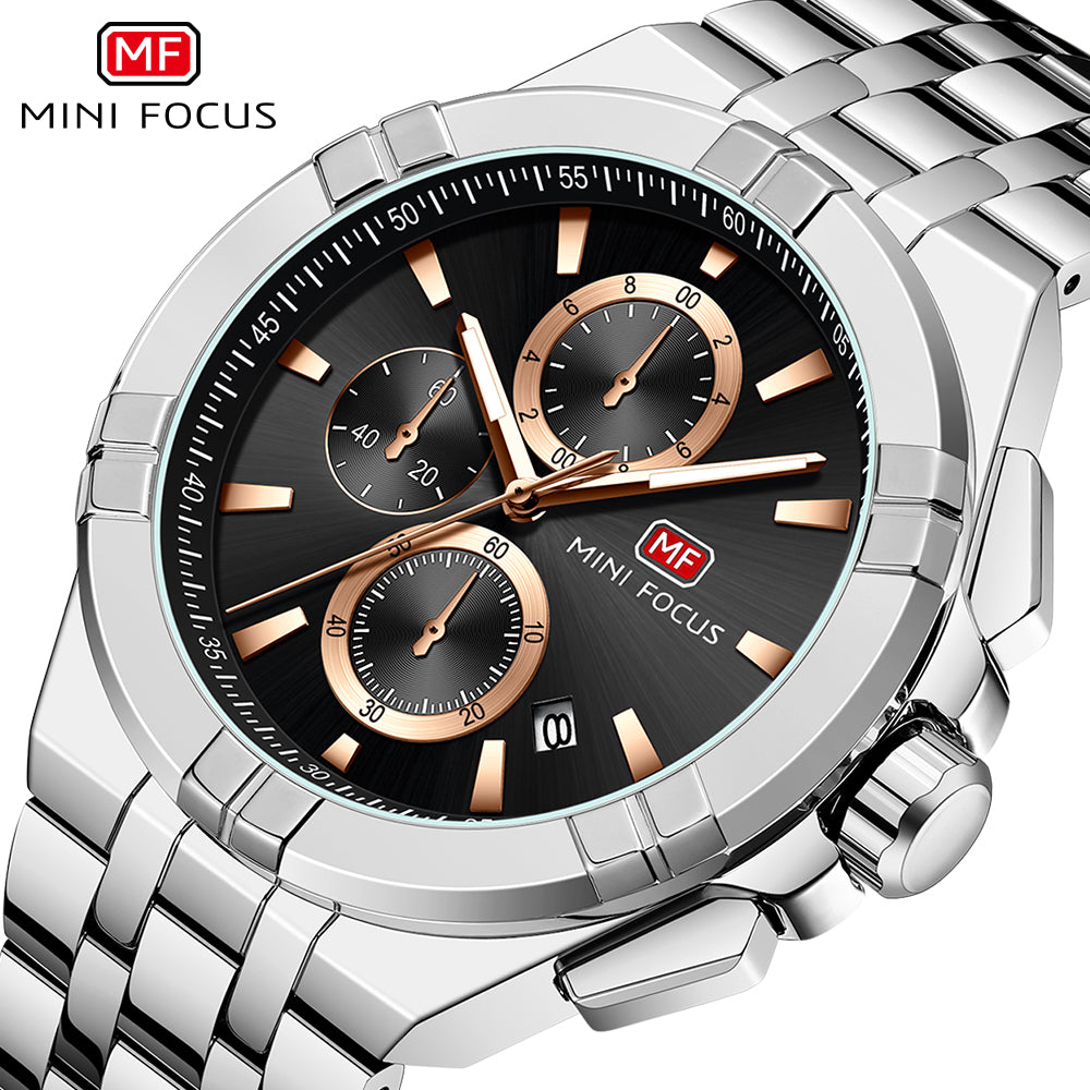 Mini Focus MF0471G.01 Imperial Chronograph – Black Gold Prestige