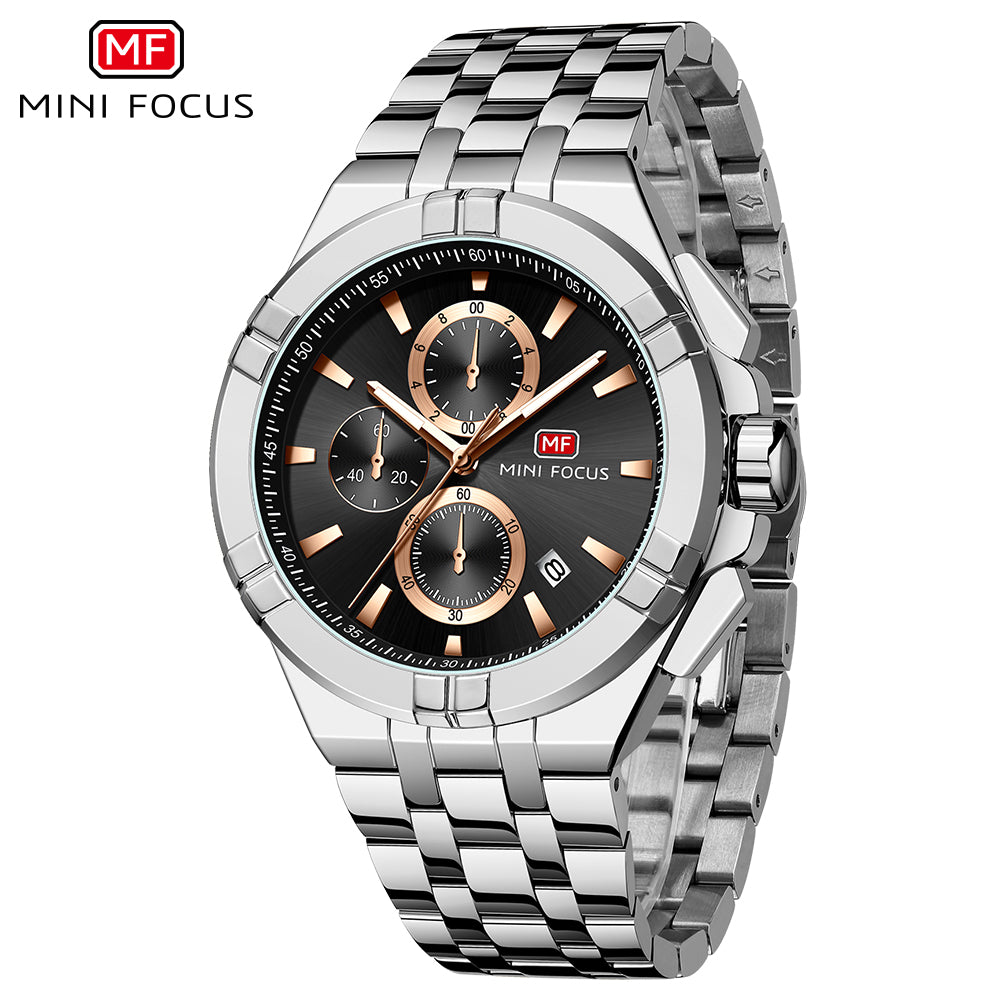 Mini Focus MF0471G.01 Imperial Chronograph – Black Gold Prestige