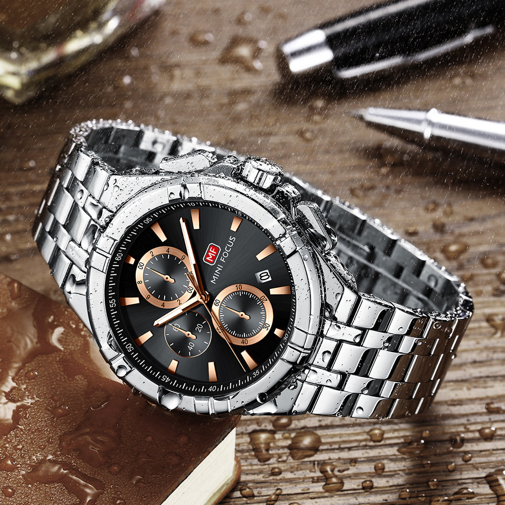 Mini Focus MF0471G.01 Imperial Chronograph – Black Gold Prestige