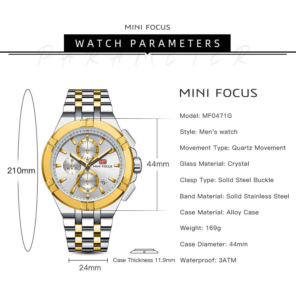 Mini Focus MF0471G.02 Imperial Chronograph – Golden Prestige Edition