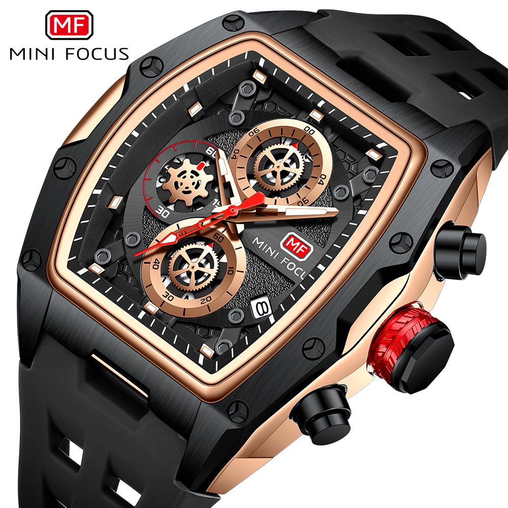 Mini Focus MF0473G.01 Motorsport Chronograph – Rose Gold Phantom Edition