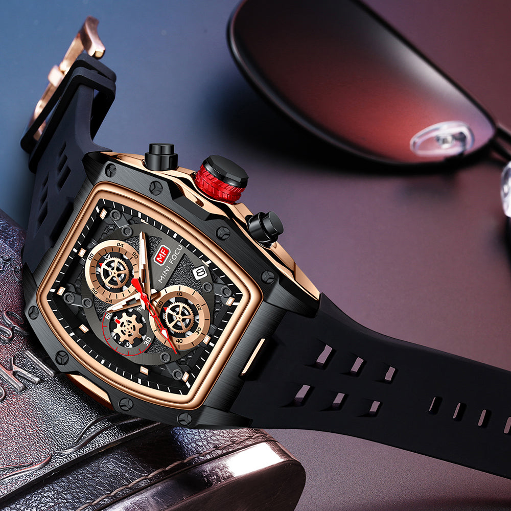 Mini Focus MF0473G.01 Motorsport Chronograph – Rose Gold Phantom Edition