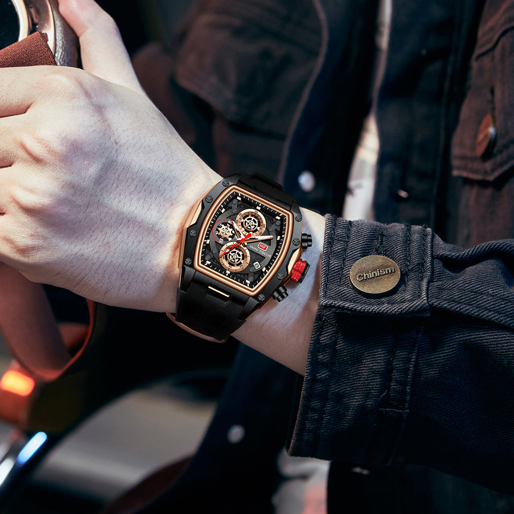 Mini Focus MF0473G.01 Motorsport Chronograph – Rose Gold Phantom Edition