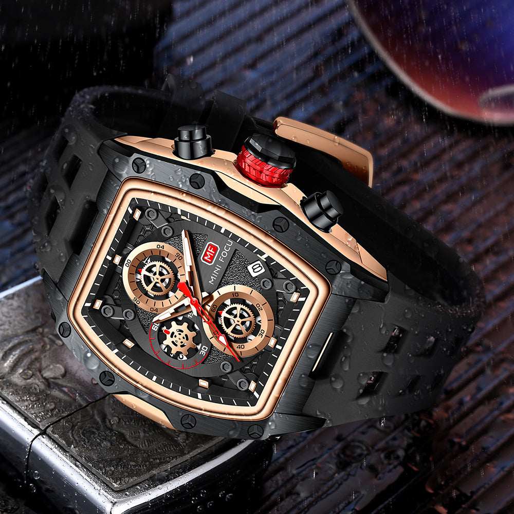 Mini Focus MF0473G.01 Motorsport Chronograph – Rose Gold Phantom Edition