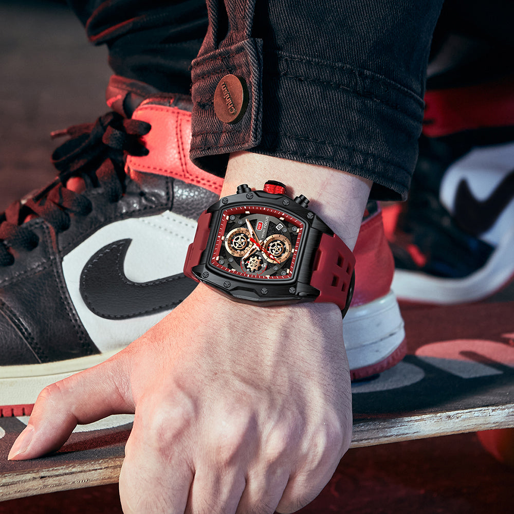Mini Focus MF0473G.04 TurboSport Chronograph – Crimson Velocity Edition