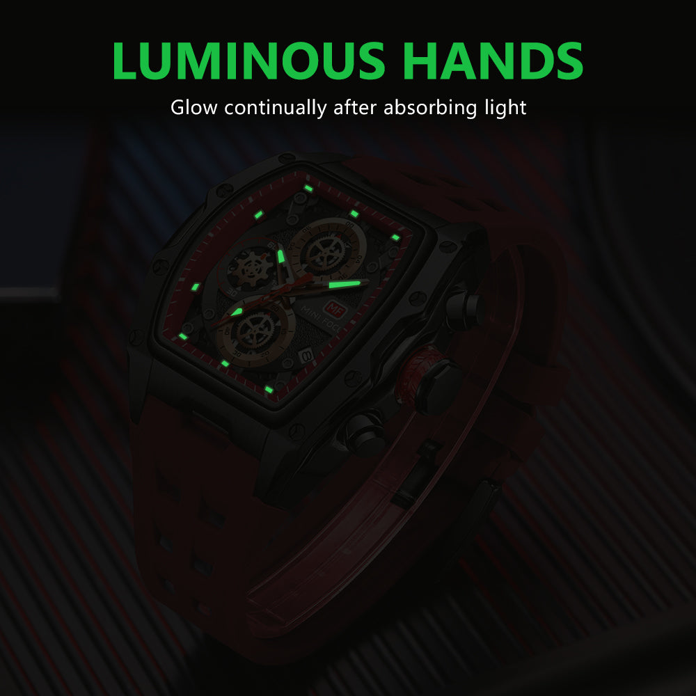 Mini Focus MF0473G.04 TurboSport Chronograph – Crimson Velocity Edition