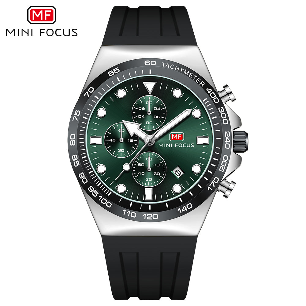 Mini Focus MF0488G.03 Elite Chronograph – Green Phantom Edition