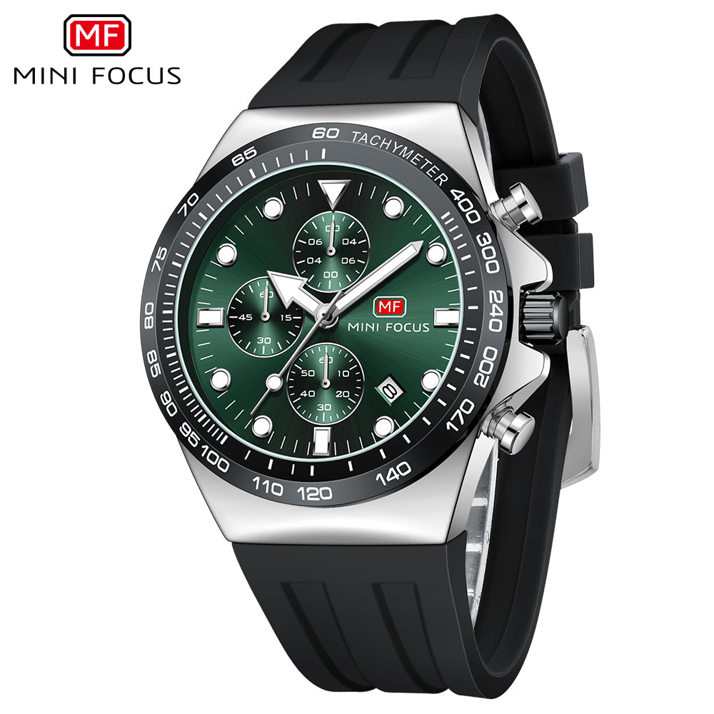 Mini Focus MF0488G.03 Elite Chronograph – Green Phantom Edition