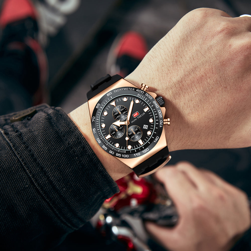 Mini Focus MF0488G.05 Sport Chronograph – Midnight Rose Edition