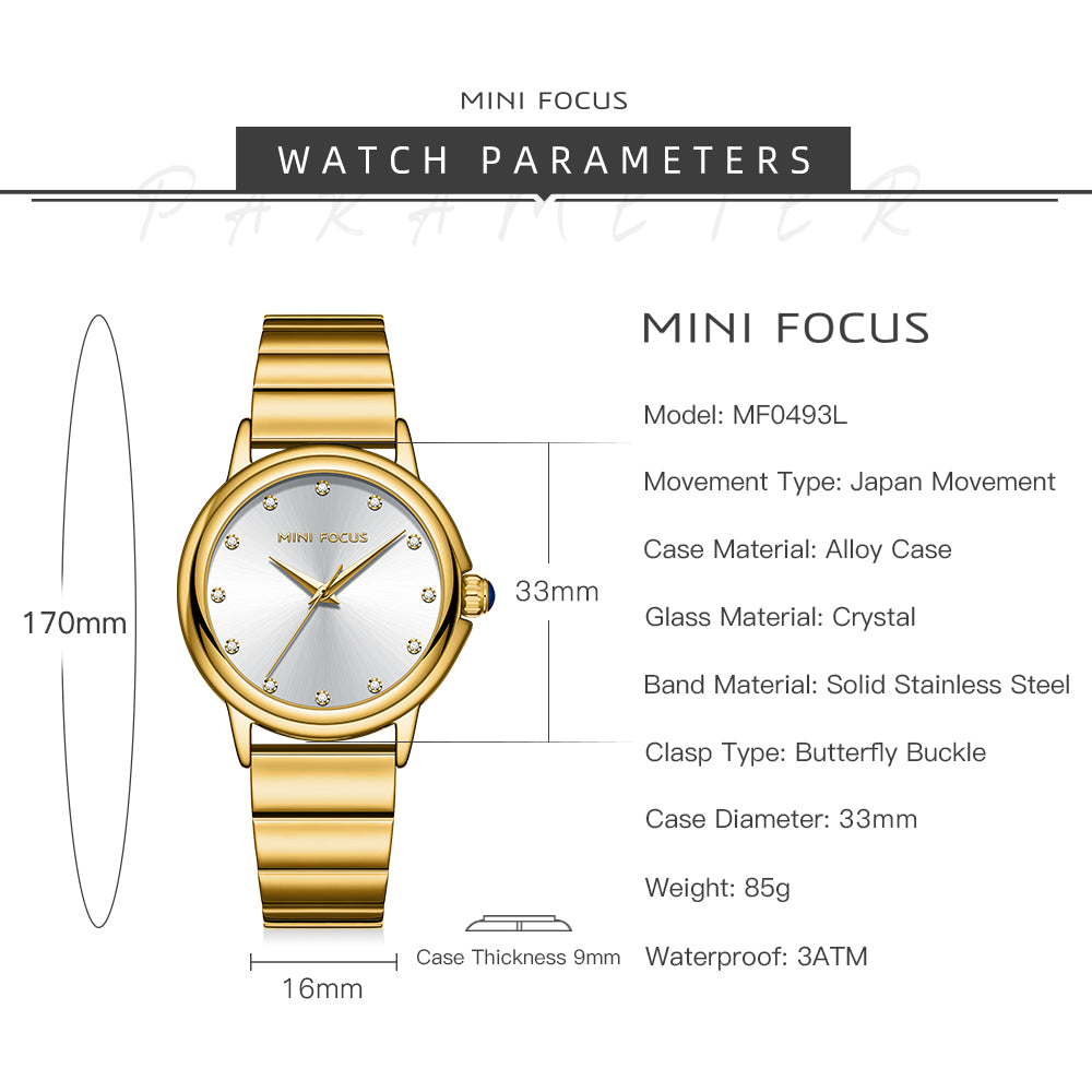 Mini Focus MF0493L.05 Crown Jewel Gold – Signature Luxe Series