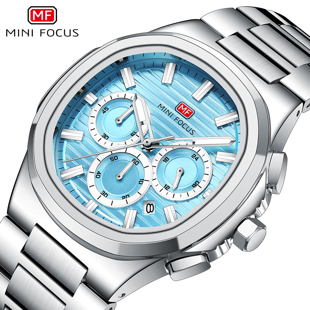 Mini Focus MF0610G.04 Signature Series – Ice Blue Steel Edition
