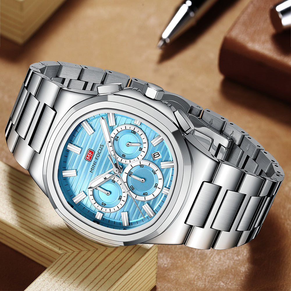 Mini Focus MF0610G.04 Signature Series – Ice Blue Steel Edition