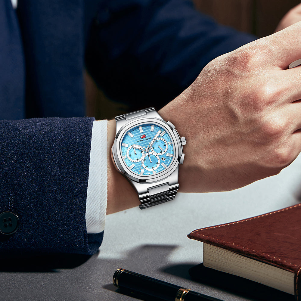 Mini Focus MF0610G.04 Signature Series – Ice Blue Steel Edition