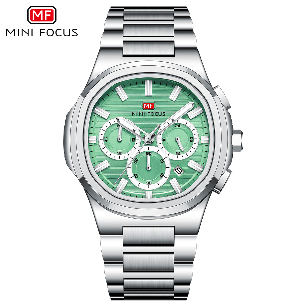 Mini Focus MF0610G.05 Trendsetter Chronograph – Frosted Green Edition