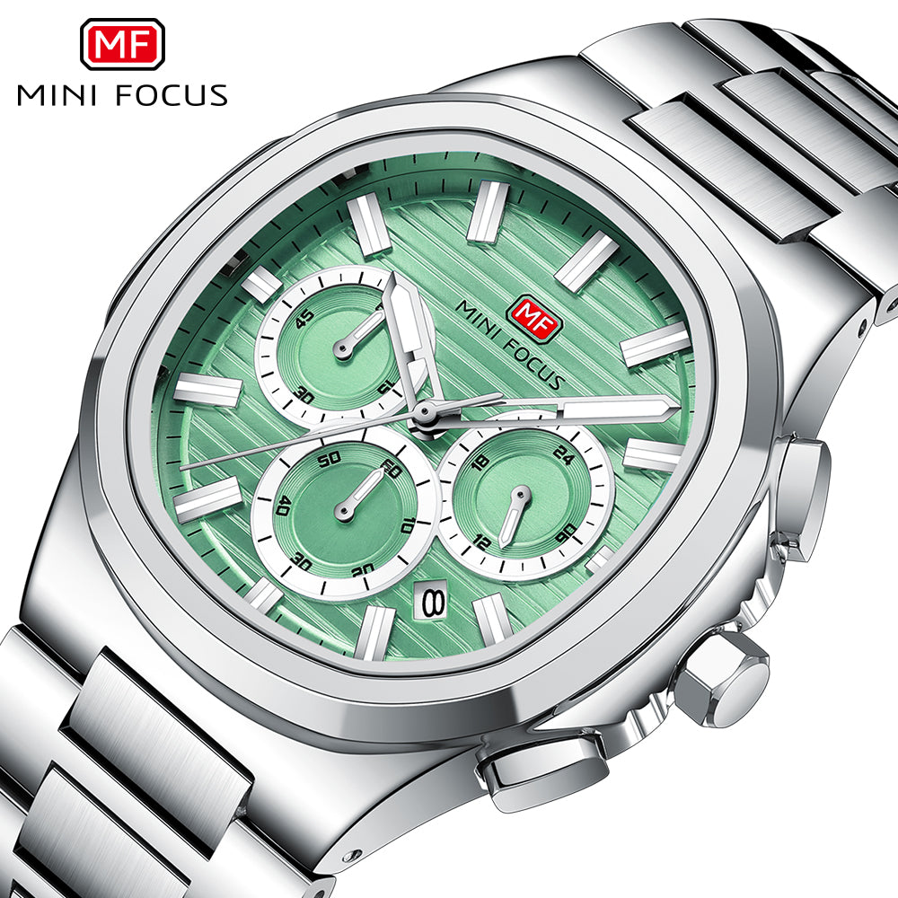 Mini Focus MF0610G.05 Trendsetter Chronograph – Frosted Green Edition