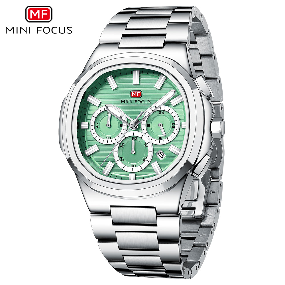 Mini Focus MF0610G.05 Trendsetter Chronograph – Frosted Green Edition