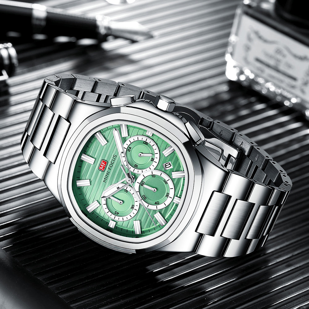 Mini Focus MF0610G.05 Trendsetter Chronograph – Frosted Green Edition
