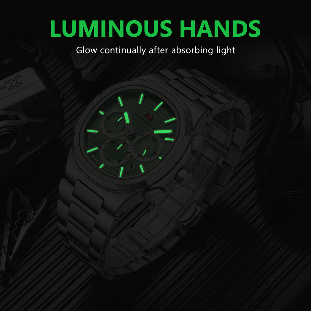 Mini Focus MF0610G.05 Trendsetter Chronograph – Frosted Green Edition