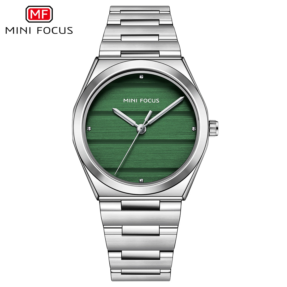 Mini Focus MF0611L.03 – Emerald Radiance Luxury Watch