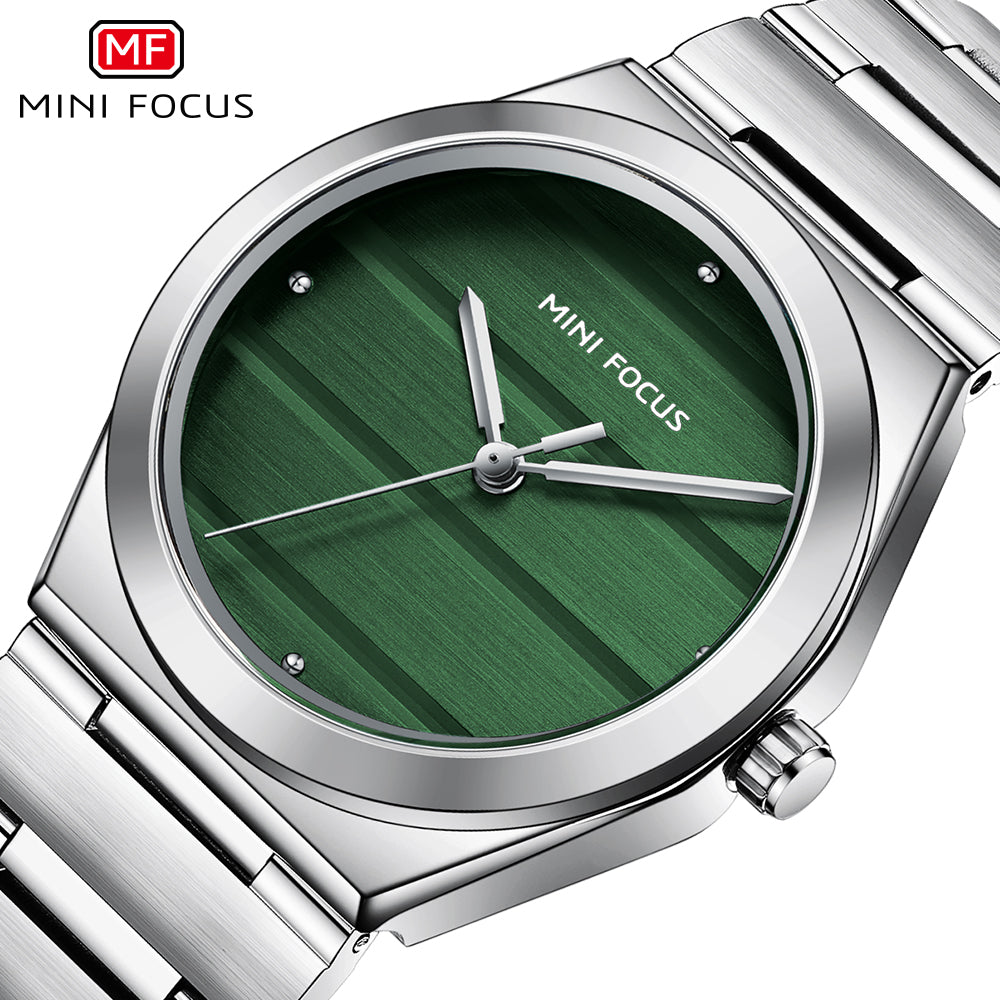 Mini Focus MF0611L.03 – Emerald Radiance Luxury Watch