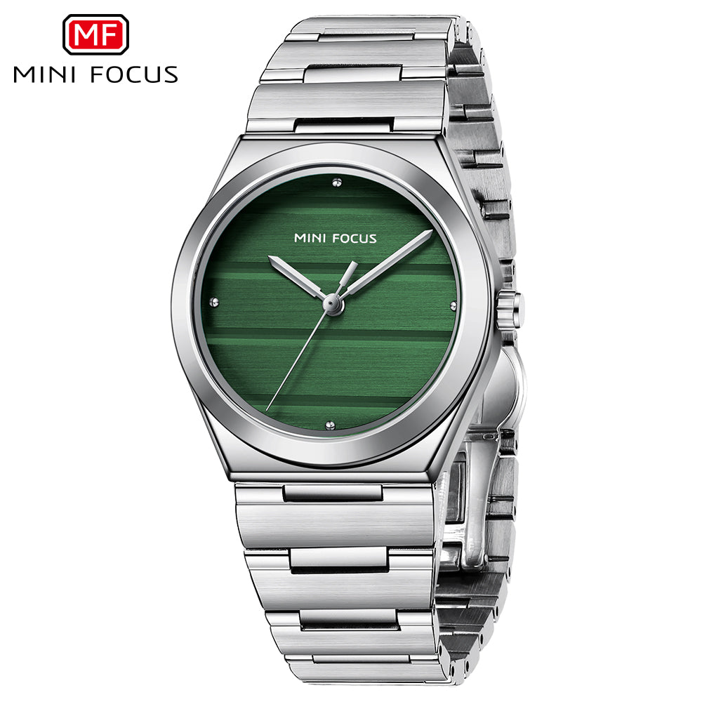 Mini Focus MF0611L.03 – Emerald Radiance Luxury Watch