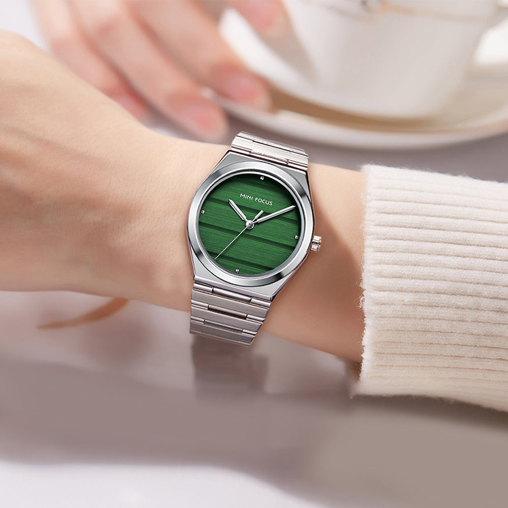 Mini Focus MF0611L.03 – Emerald Radiance Luxury Watch