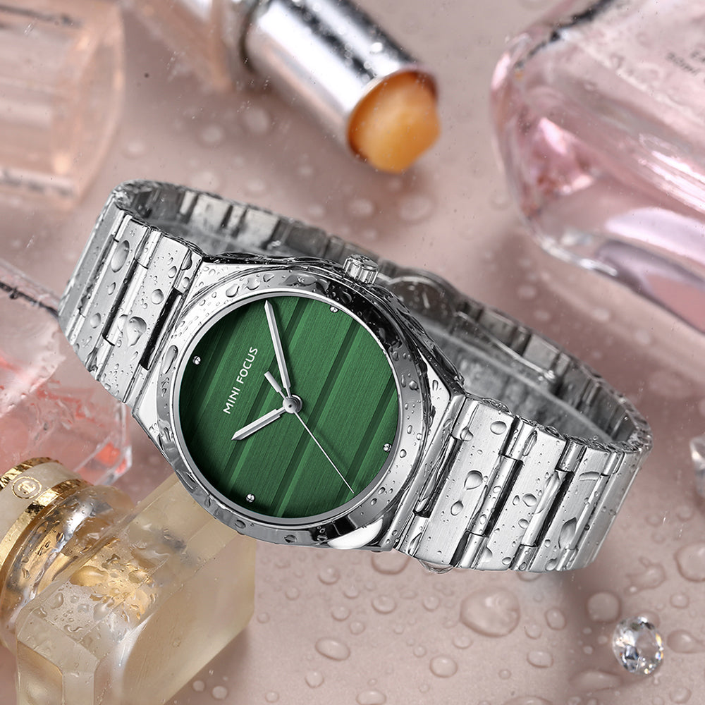 Mini Focus MF0611L.03 – Emerald Radiance Luxury Watch