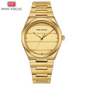 Gold Round Dial Women's Watch - MF0611L.05