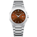 Ultra-Thin Brown Watch for Men