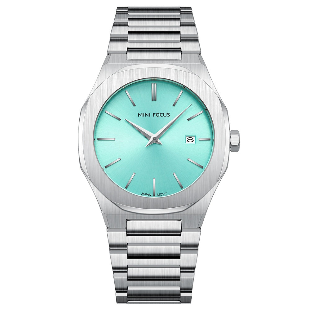 Ultra-Thin Turquoise Watch for Men